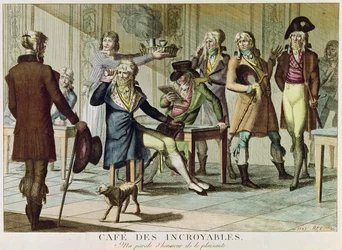 Le Cafe des Incroyables, 1797